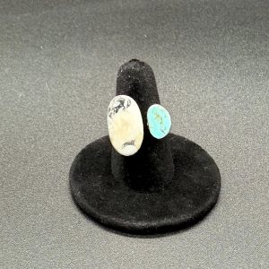 White Buffalo And Turquoise Adjustable Size