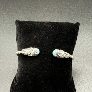 Sterling Silver With 18K Gold Accents