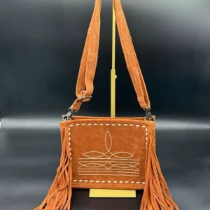 Suede Fringe Bag